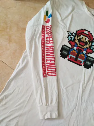 Camiseta Manga Larga Mario Bros l
