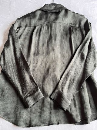 Blusa American Vintage verde S. talla grande