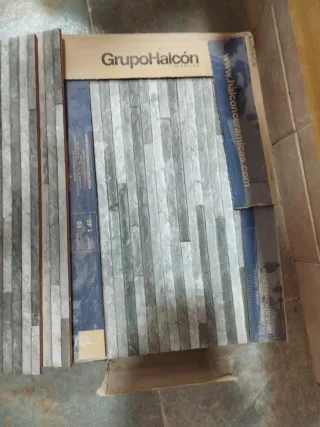 Azulejo Cerámico Pared Exterior Gris 31x45