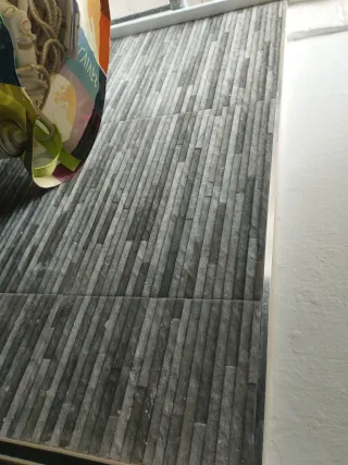 Azulejo Cerámico Pared Exterior Gris 31x45