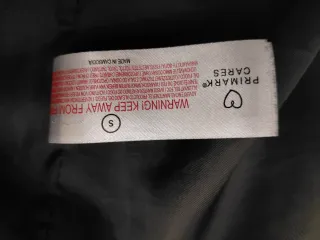 Chaleco acolchado S con capucha