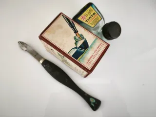 Tintero antiguo Wigty + regalo