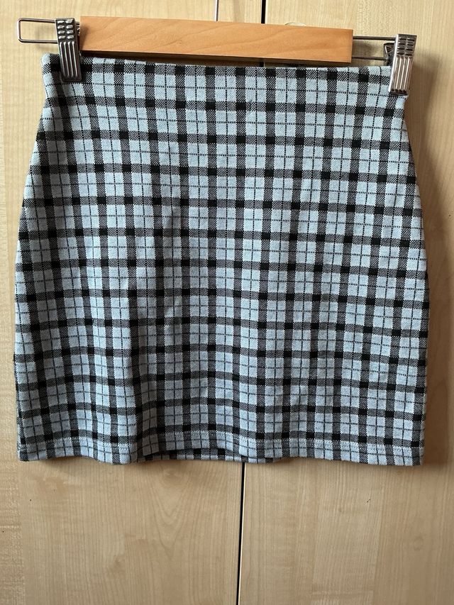 Falda cuadros Pull and Bear Talla S