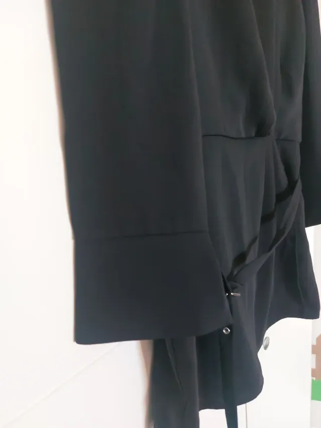 Vestido Mango Negro Talla S/M