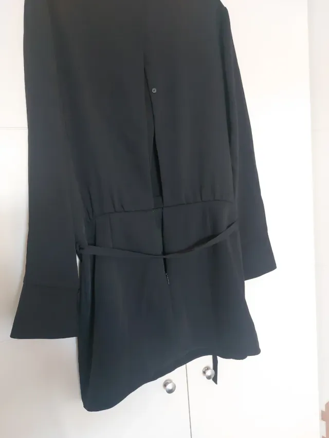 Vestido Mango Negro Talla S/M