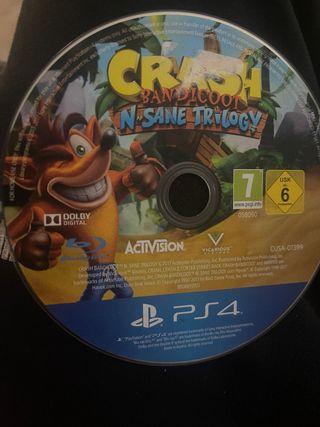 PS4 Crash Bandicoot N. Sane Trilogy