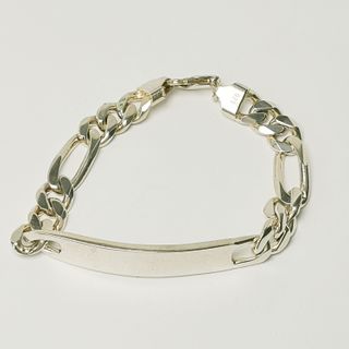 Esclava Plata 925 MACIZA Hombre 46gr 22cm