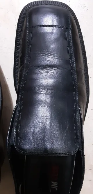 Zapatos piel 41-42 negros muy nuevos tipo italiano