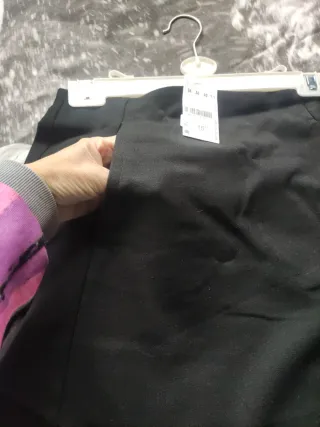 Falda mini negra mujer