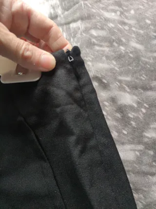 Falda mini negra mujer