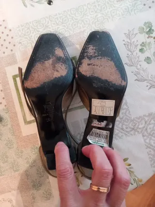 Zapatos de tacón marrones