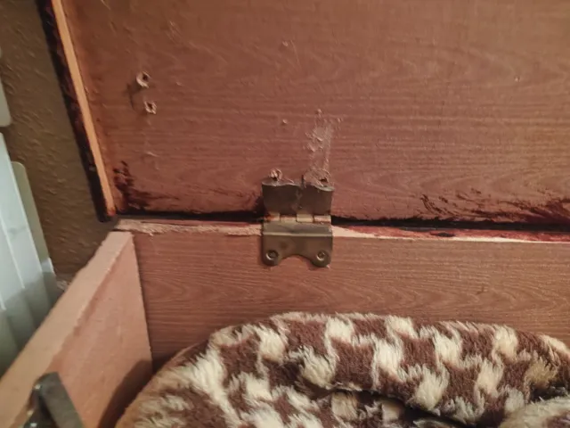 Baúl de madera antiguo