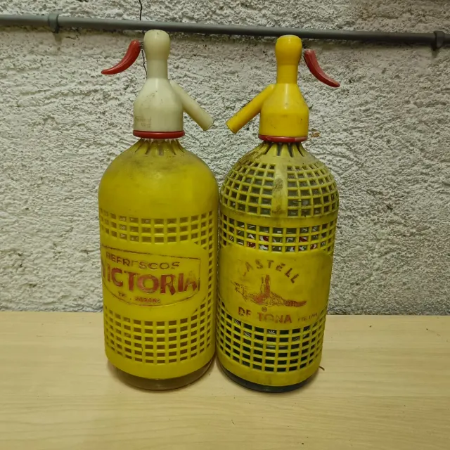 Bottiglie Sifone Antiche di Varie Marche