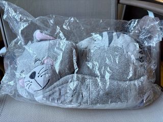 Organizador peluche gato gris