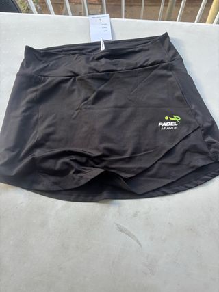 Falda negra Padel Mi Amor talla L