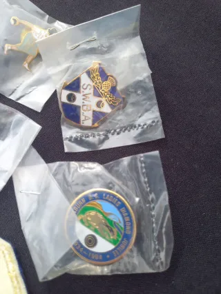 Lote Pins y Parche Bolos Años 90