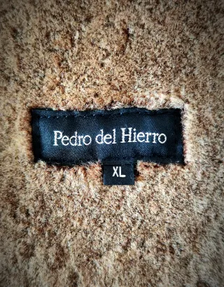 Abrigo Pedro del Hierro Piel Oveja Marrón