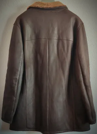 Abrigo Pedro del Hierro Piel Oveja Marrón