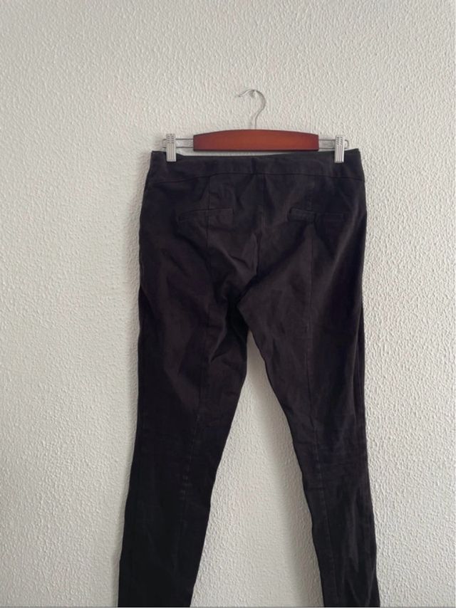 Pantalón Negro Elástico Mujer Talla 42