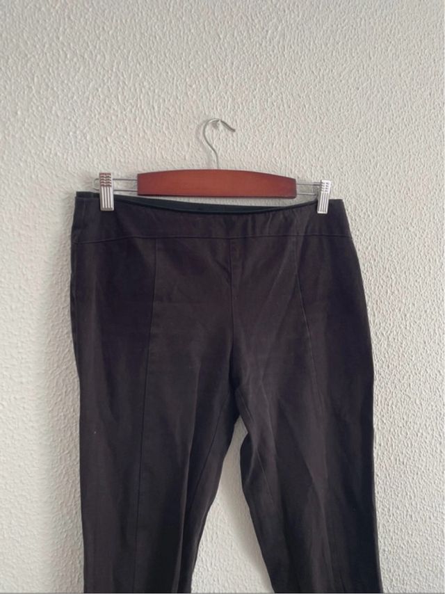 Pantalón Negro Elástico Mujer Talla 42