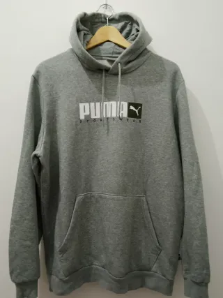 Felpa Puma Grigia con Logo
