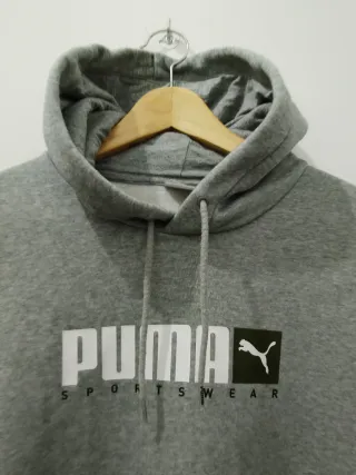 Felpa Puma Grigia con Logo