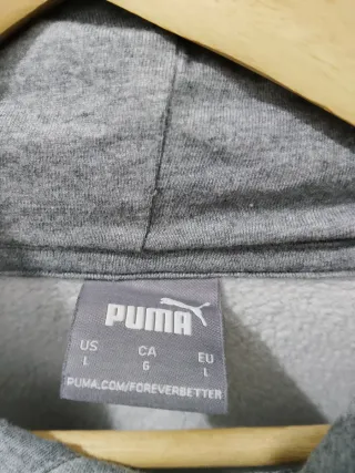 Felpa Puma Grigia con Logo