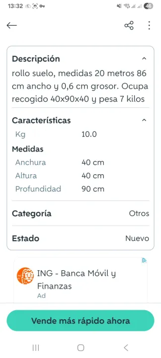 Rollo de caucho para gimnasio