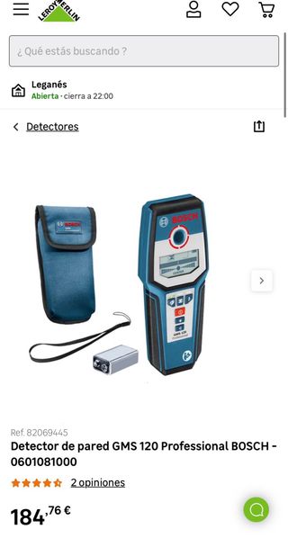 Detector de pared BOSCH GMS 120