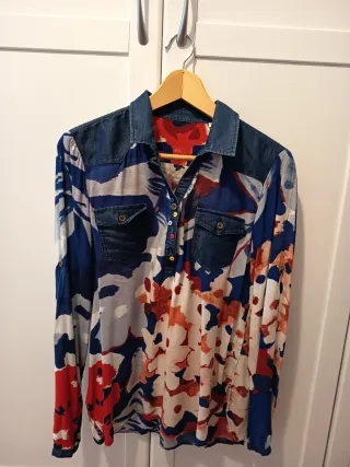 Camisa Desigual Estampada Talla L