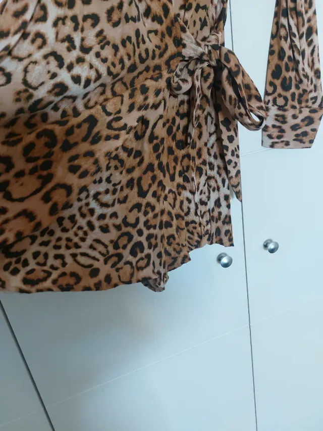 Mono Zara Estampado Leopardo Talla S