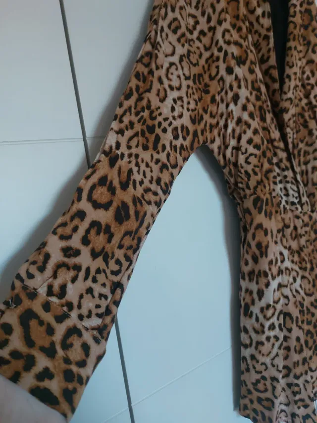 Mono Zara Estampado Leopardo Talla S