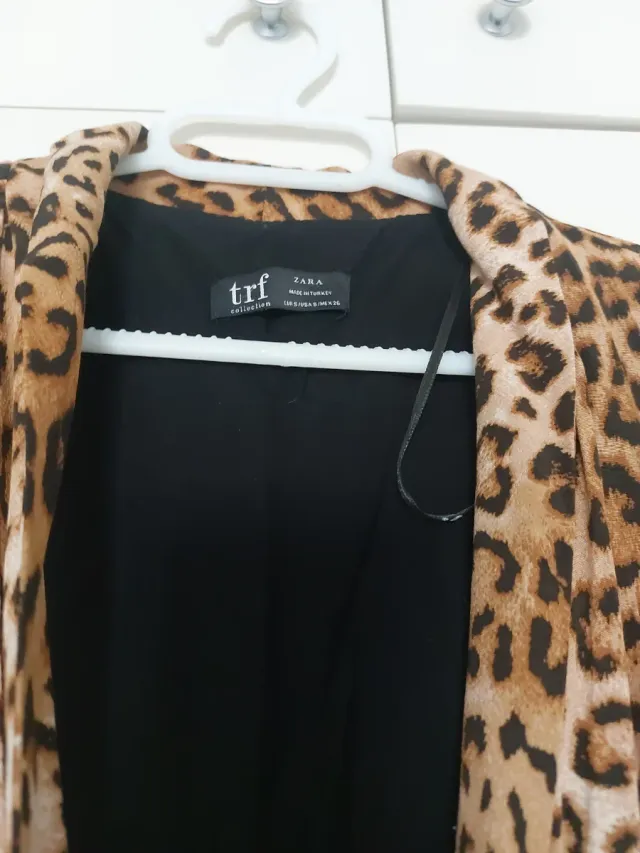 Mono Zara Estampado Leopardo Talla S