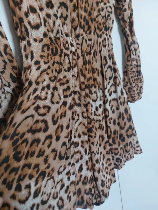 Mono Zara Estampado Leopardo Talla S