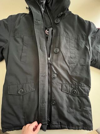 Parka Canada Goose Negra Talla L