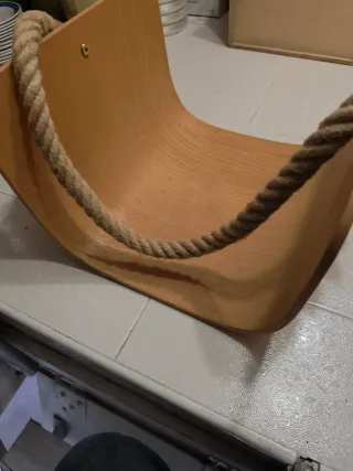 Leñero para chimenea