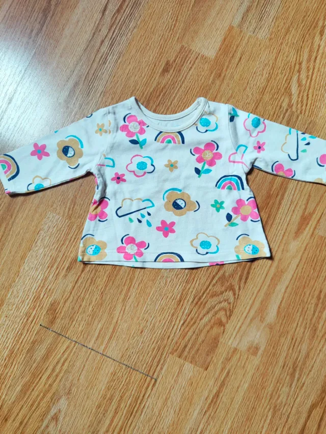 Lotto Body e Magliette Bimbe 0-3mesi Cotone