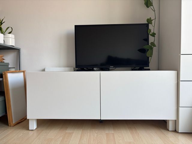 Mueble TV Besta IKEA blanco