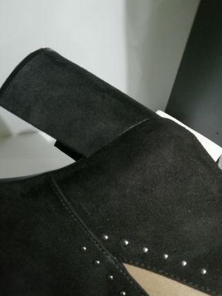 Botines negros tacón 41