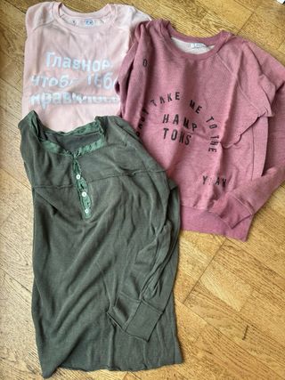 Lote 3 jerseys y camiseta Talla M