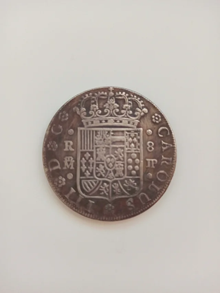 Moneda 8 reales 1762 Carlos III