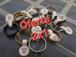 Anillos Acero Inoxidable Hombre y Mujer