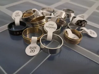 Anillos Acero Inoxidable Hombre y Mujer