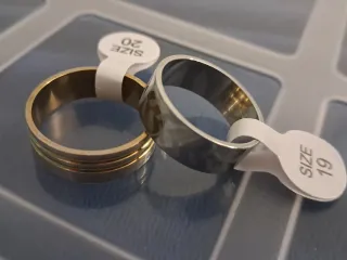 Anillos Acero Inoxidable Hombre y Mujer