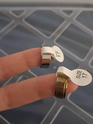 Anillos Acero Inoxidable Hombre y Mujer