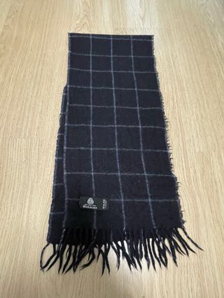 Sciarpa a quadri in lana da uomo