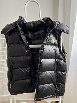 Chaleco Moncler Bormes Talla 2 Negro