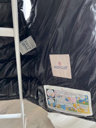 Chaleco Moncler Bormes Talla 2 Negro