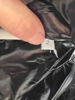 Chaleco Moncler Bormes Talla 2 Negro