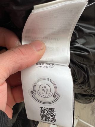 Chaleco Moncler Bormes Talla 2 Negro